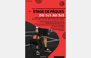 STAGE DE PRINTEMPS